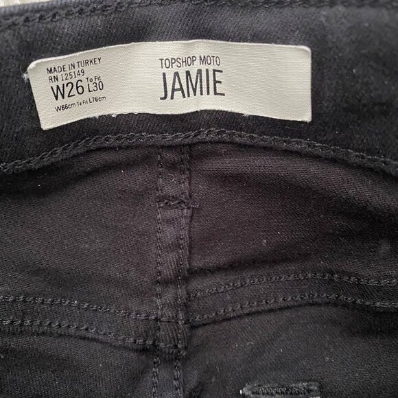 TOPSHOP MOTO JAMIE HIGH WAIST JEANS - Picture 5 of 7